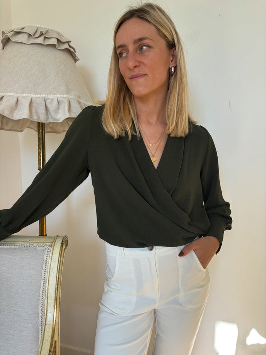 BLOUSE CHLOÉ - KAKI