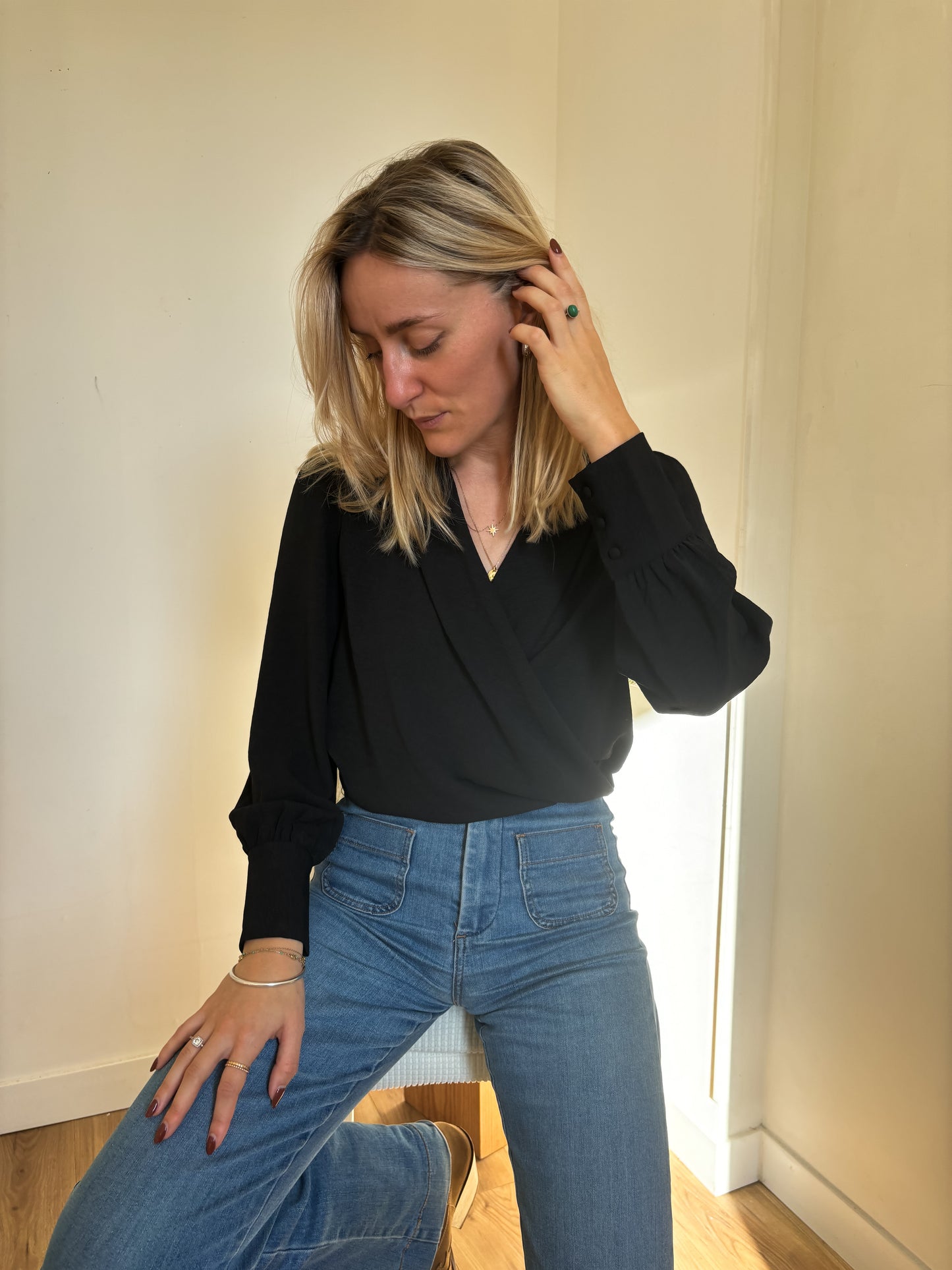 BLOUSE CHLOÉ - NOIR