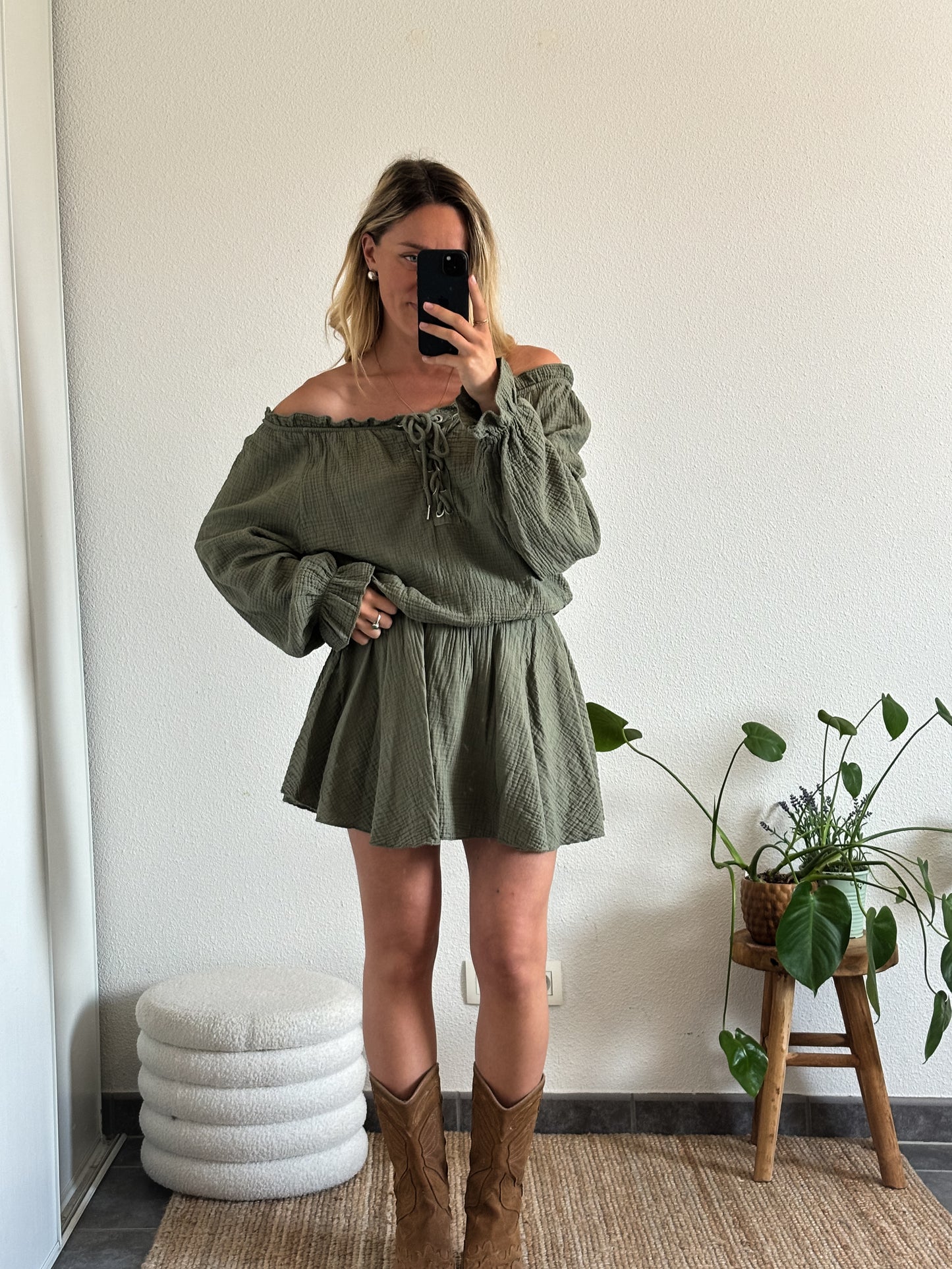 COMBISHORT LORETTA - KAKI