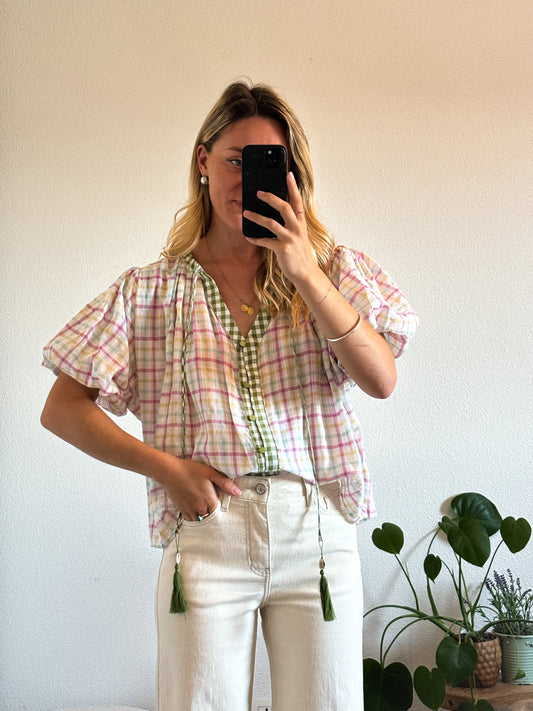 BLOUSE DUNITA - VERT
