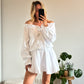 COMBISHORT LORETTA - BLANC