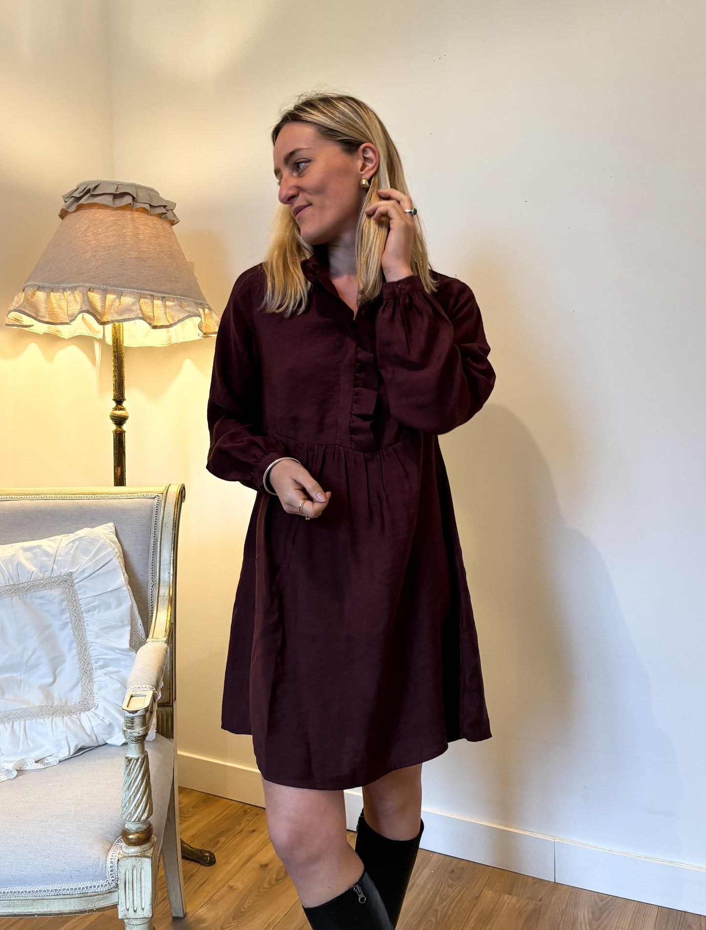 ROBE MADDIE - POURPRE