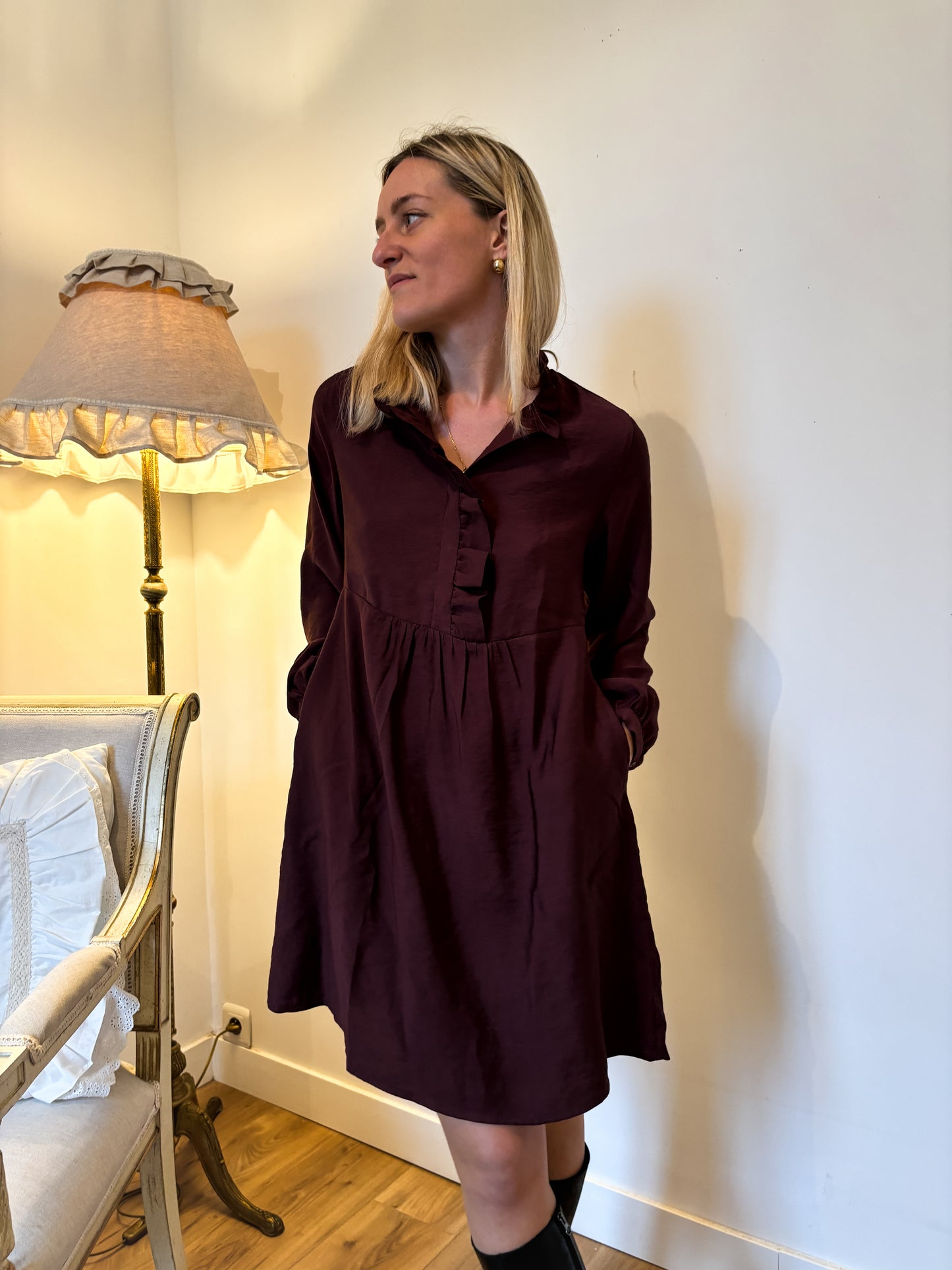 ROBE MADDIE - POURPRE