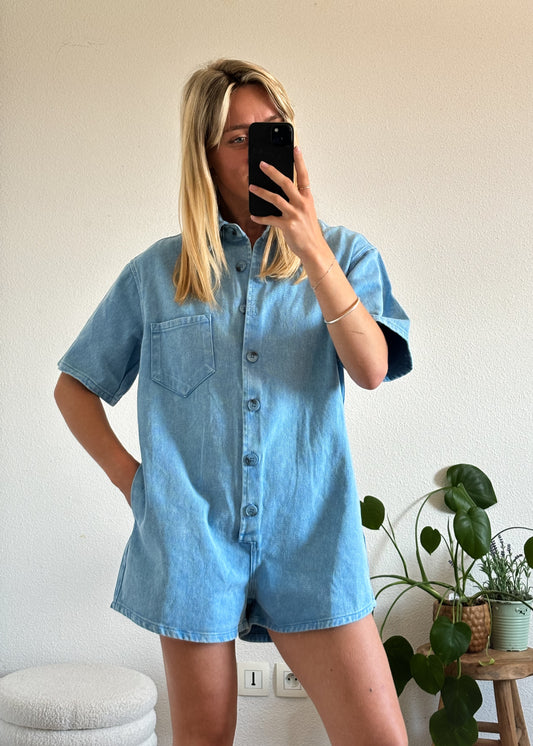 COMBISHORT ARON - BLEU