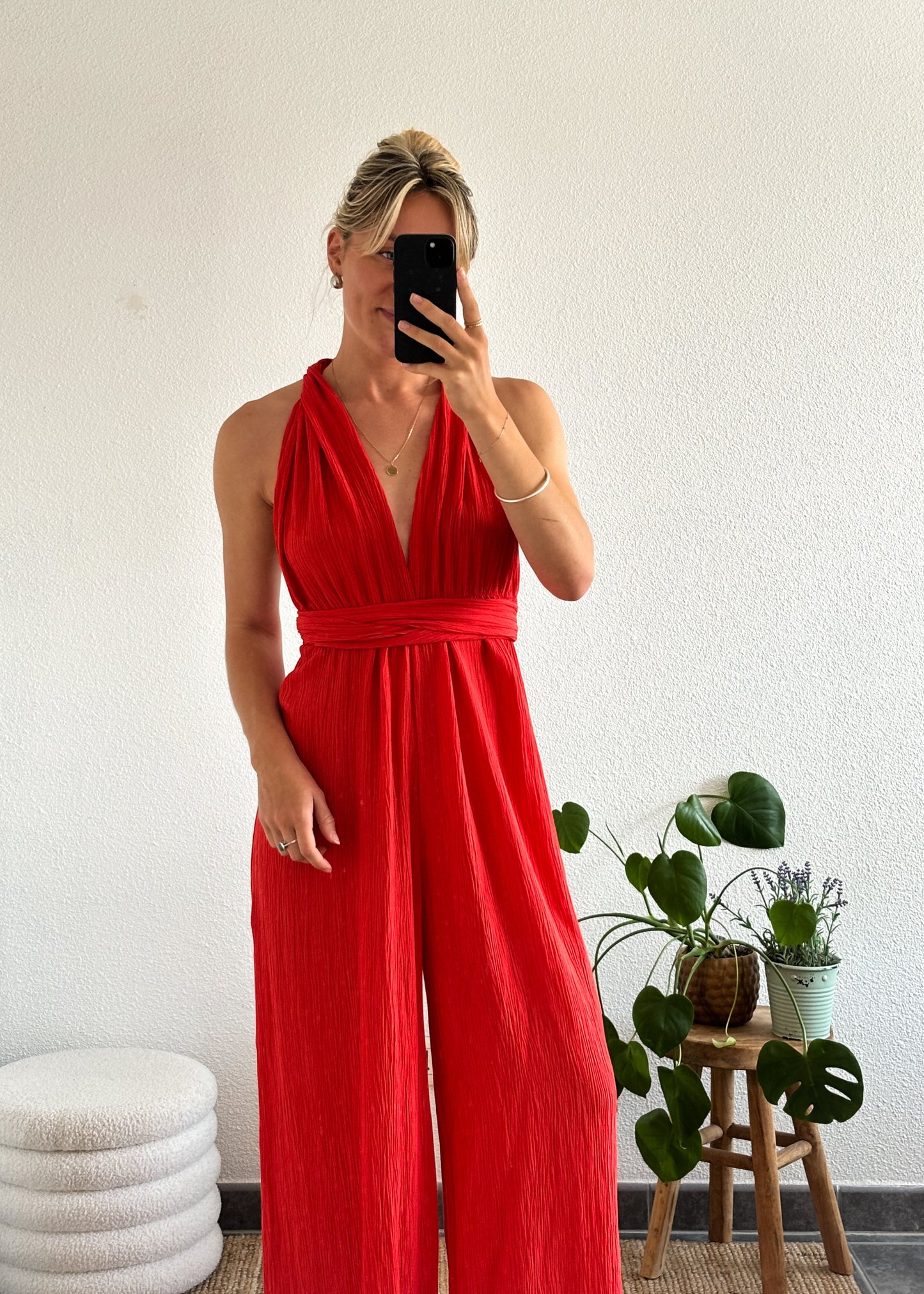 COMBINAISON ÉLÉA - ROUGE ORANGÉ