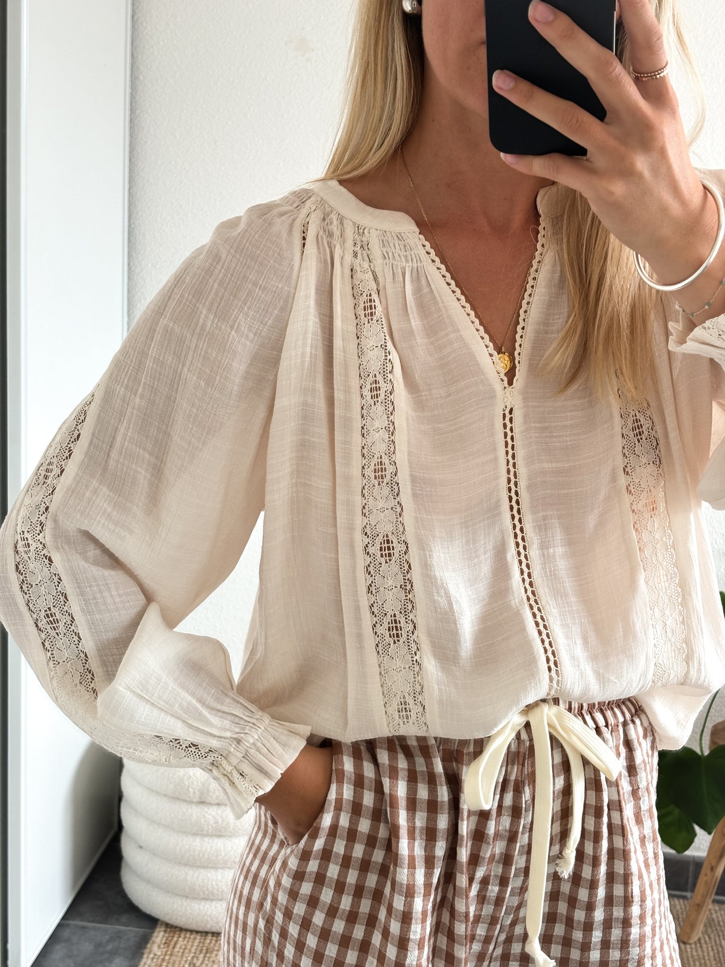 BLOUSE LAURA - BEIGE