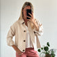 VESTE EN JEAN ÉDOUARD - BEIGE