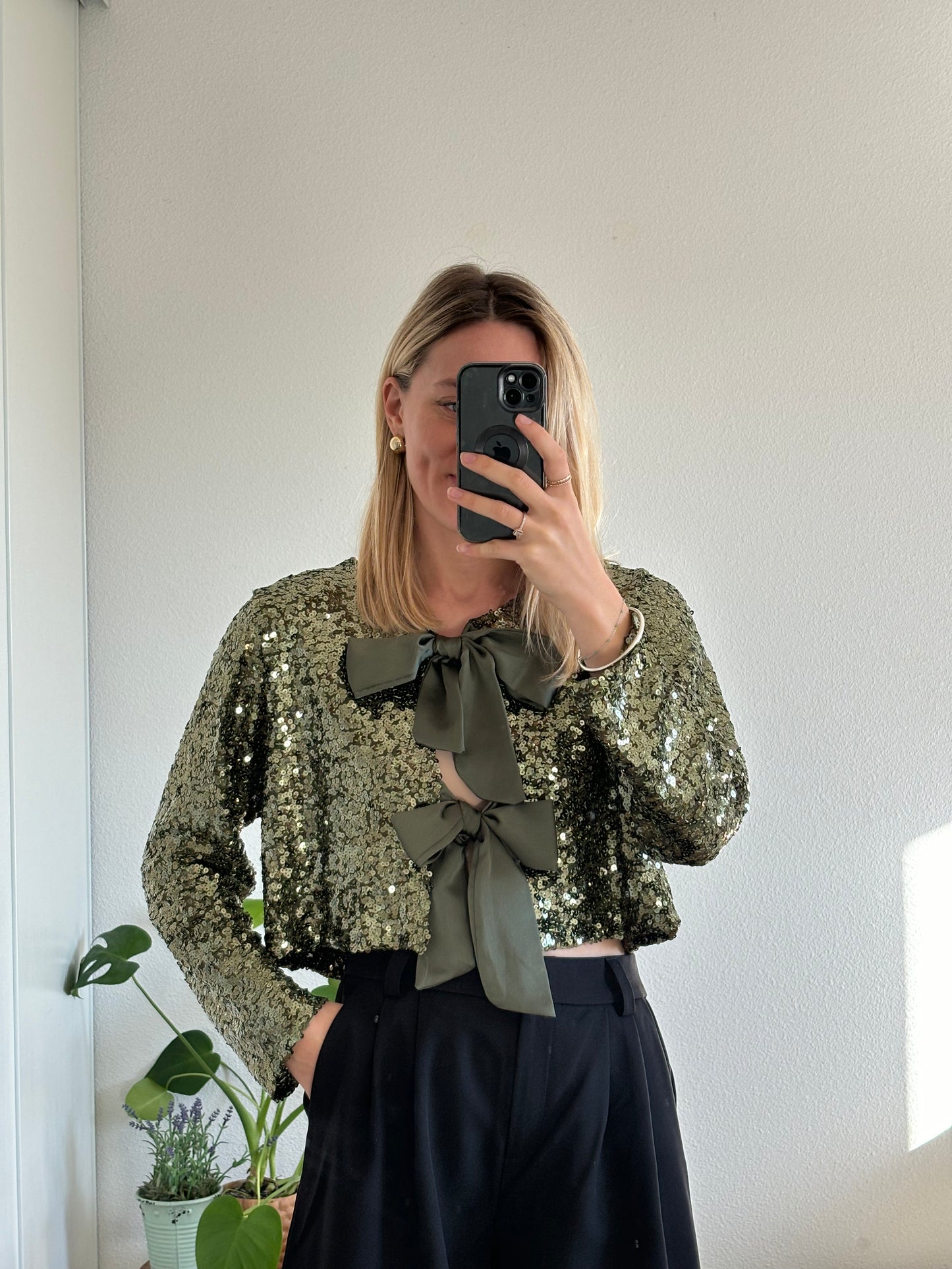 JOYCE - BLOUSE À SEQUINS RÉVERSIBLE