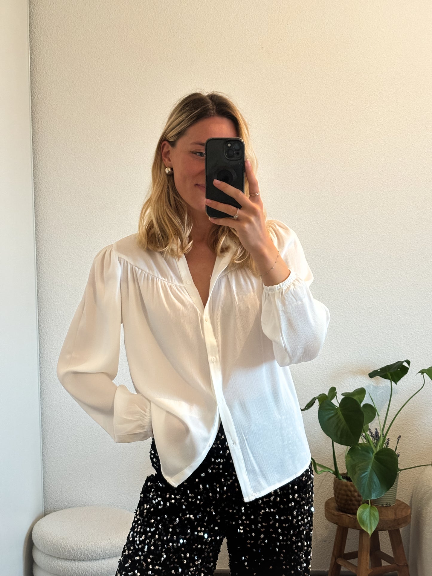 BLOUSE THAIS - BLANC