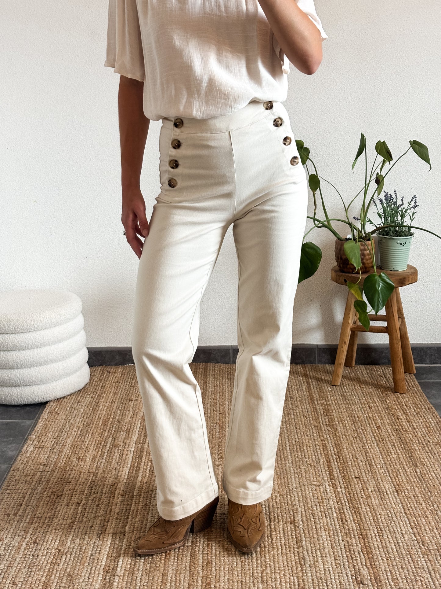 PANTALON HARRY - IVOIRE