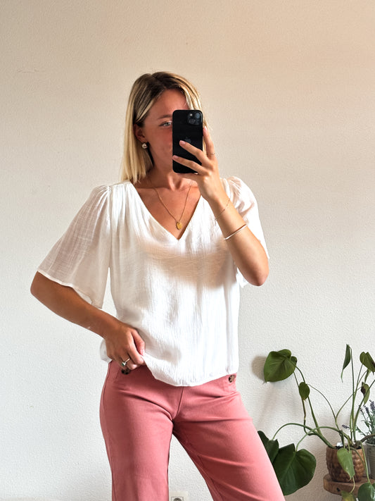 BLOUSE JOANNE - BLANC
