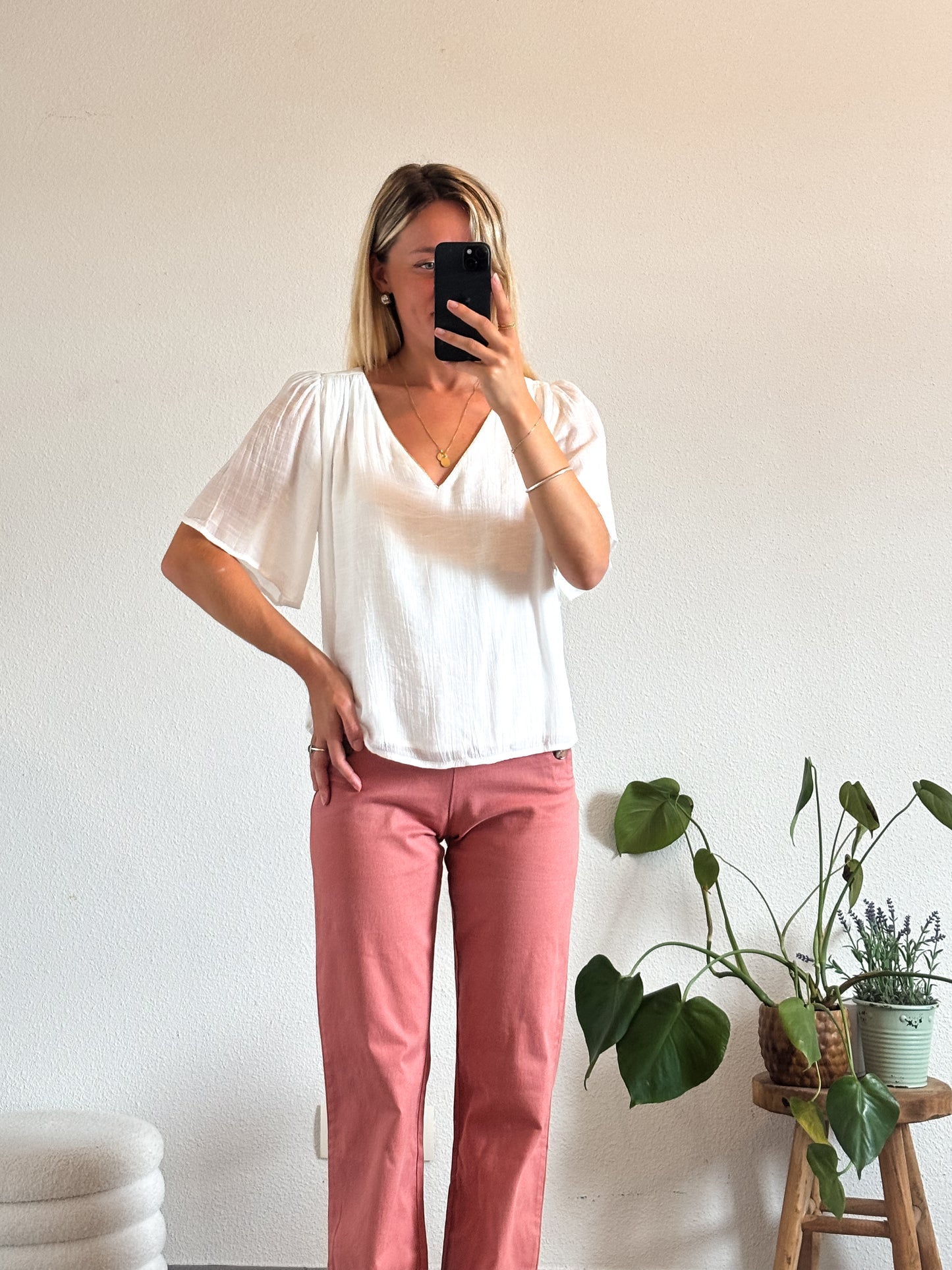 BLOUSE JOANNE - BLANC