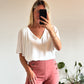 BLOUSE JOANNE - BLANC