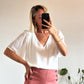 BLOUSE JOANNE - BLANC
