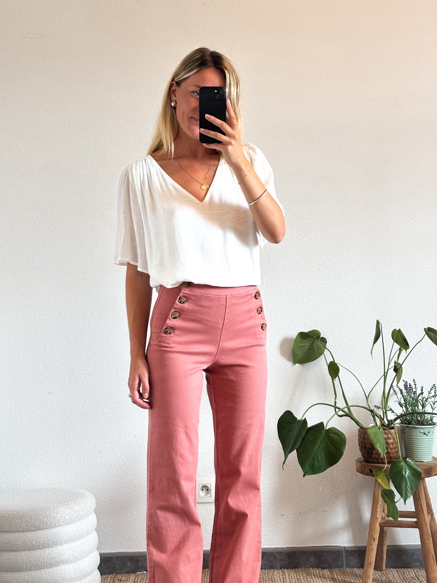 BLOUSE JOANNE - BLANC