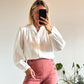 BLOUSE LOUISE - BLANC
