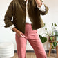 VESTE EN JEAN ÉDOUARD - KAKI