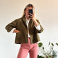 VESTE EN JEAN ÉDOUARD - KAKI