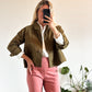 VESTE EN JEAN ÉDOUARD - KAKI