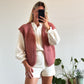 GILET MARIE - ROSE
