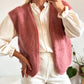 GILET MARIE - ROSE