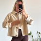 VESTE EN JEAN ÉDOUARD - BEIGE