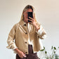 VESTE EN JEAN ÉDOUARD - BEIGE