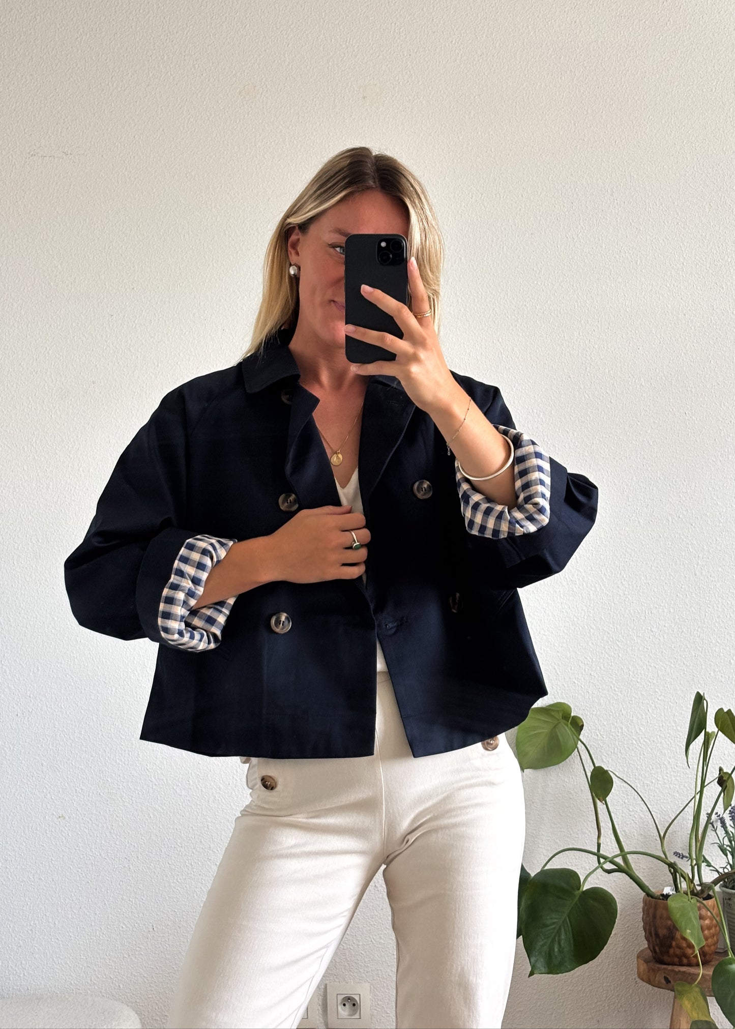 TRENCH TAO - BLEU MARINE