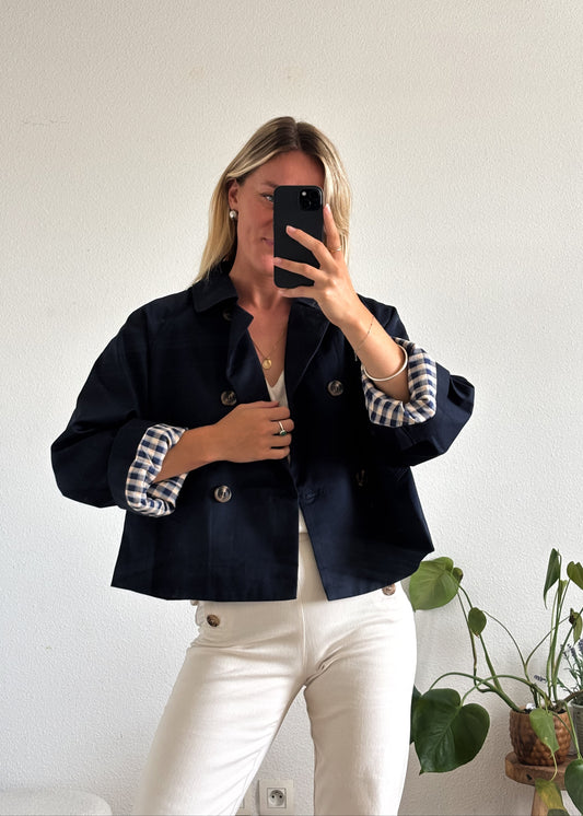 TRENCH TAO - BLEU MARINE