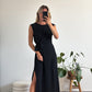 ROBE AGATHE - NOIR