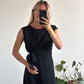 ROBE AGATHE - NOIR