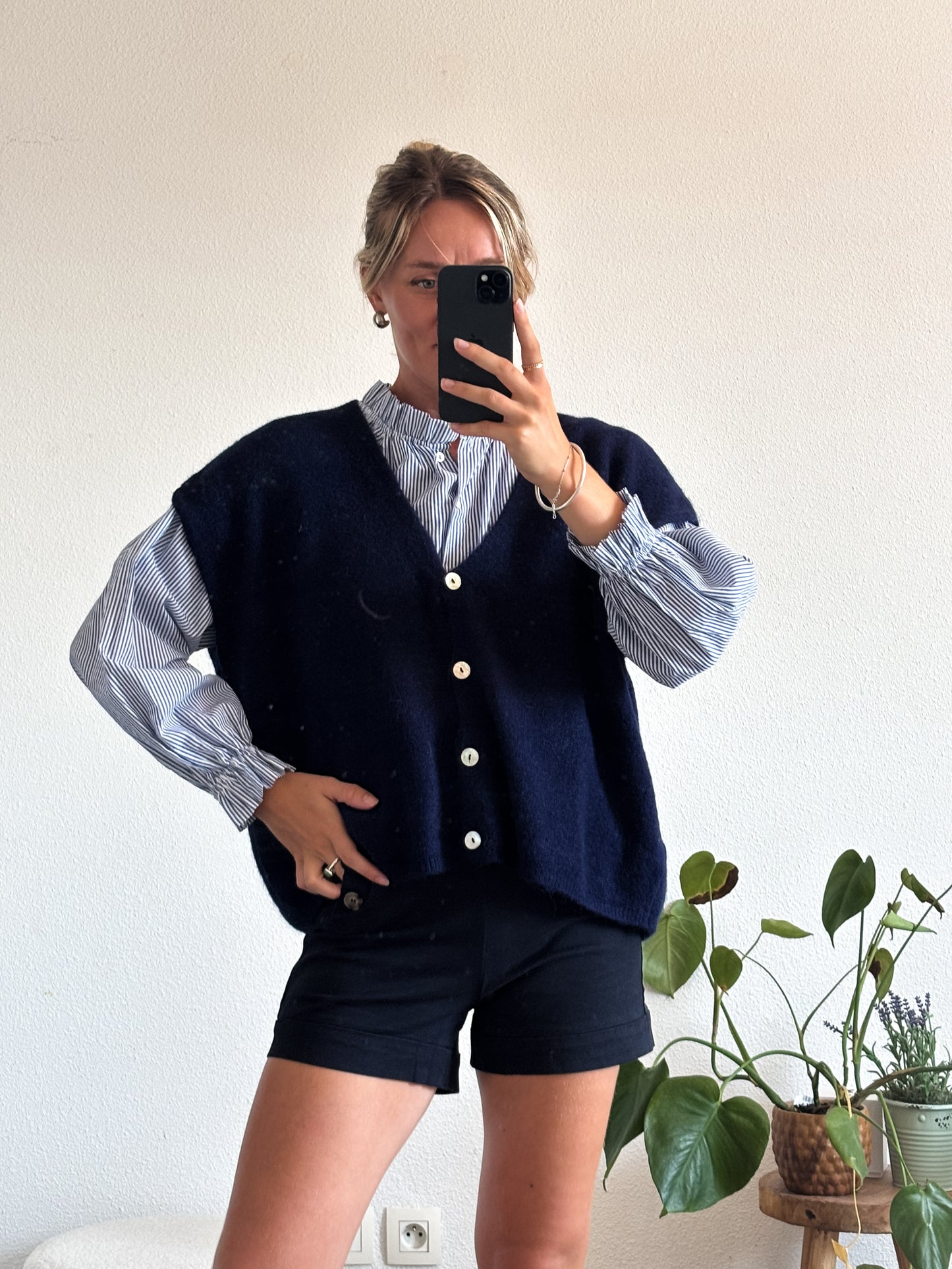 GILET EVA - BLEU MARINE
