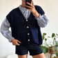 GILET EVA - BLEU MARINE