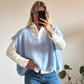 PULL LUCAS - BLEU CIEL