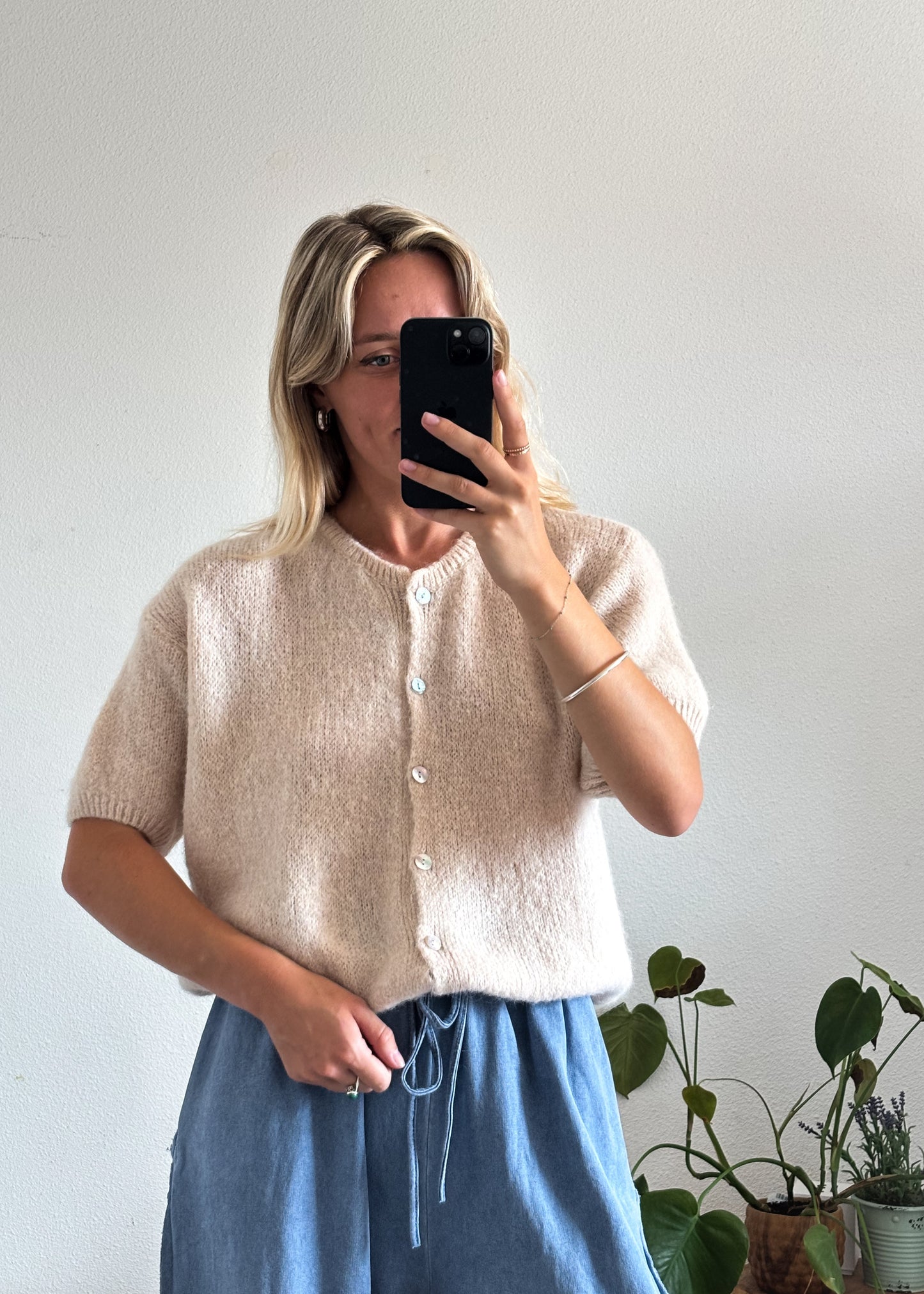 GILET FLOR - BEIGE
