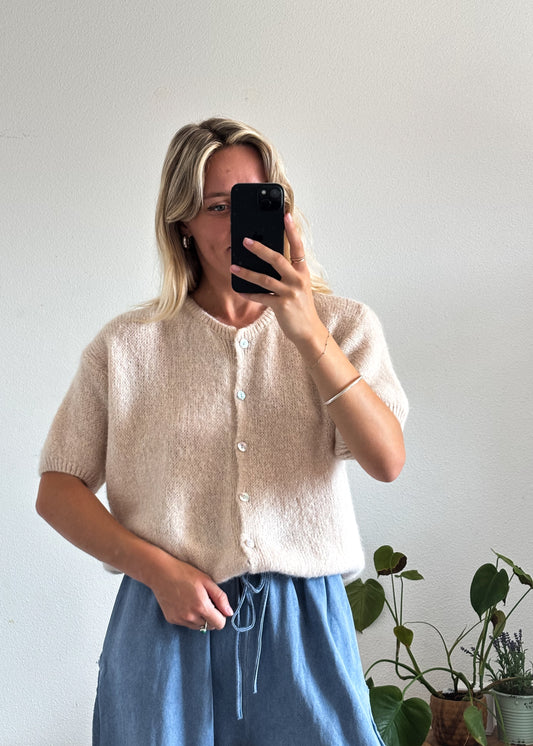 GILET FLOR - BEIGE