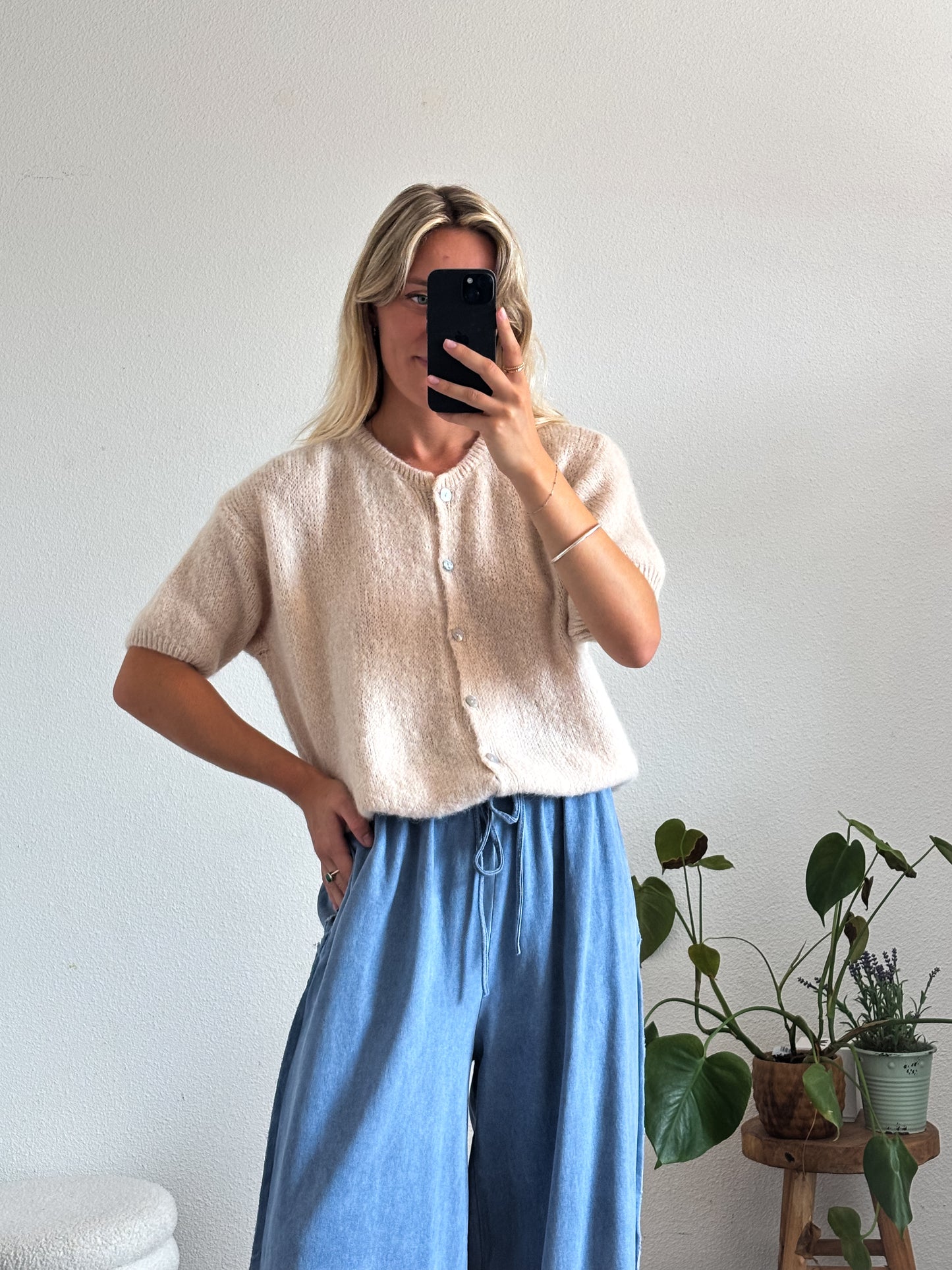 GILET FLOR - BEIGE