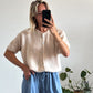 GILET FLOR - BEIGE