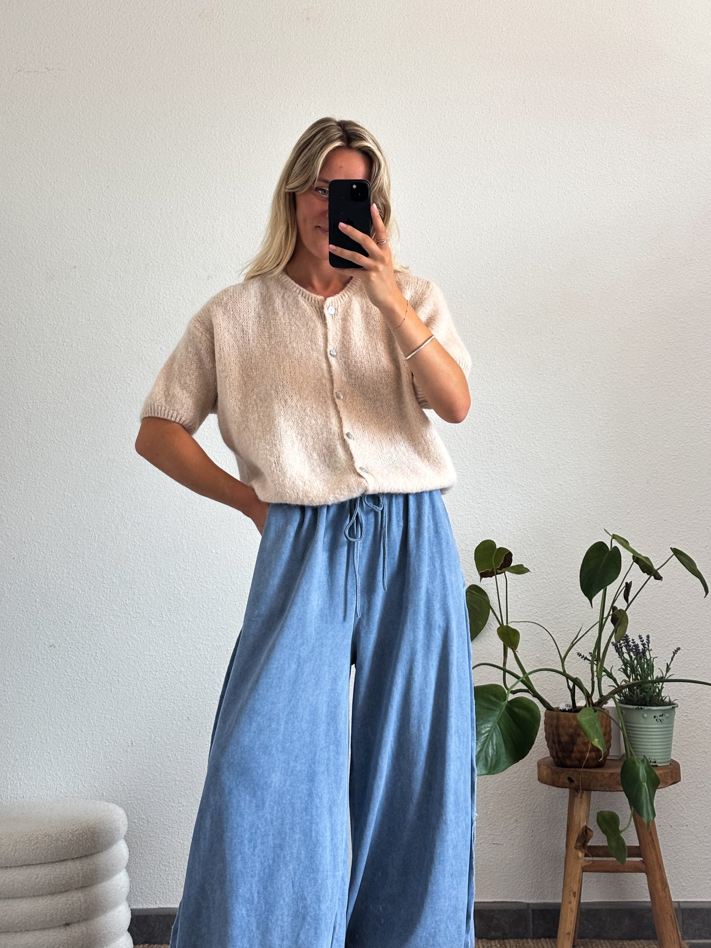 GILET FLOR - BEIGE