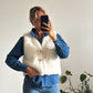 GILET TEDDY - BLANC