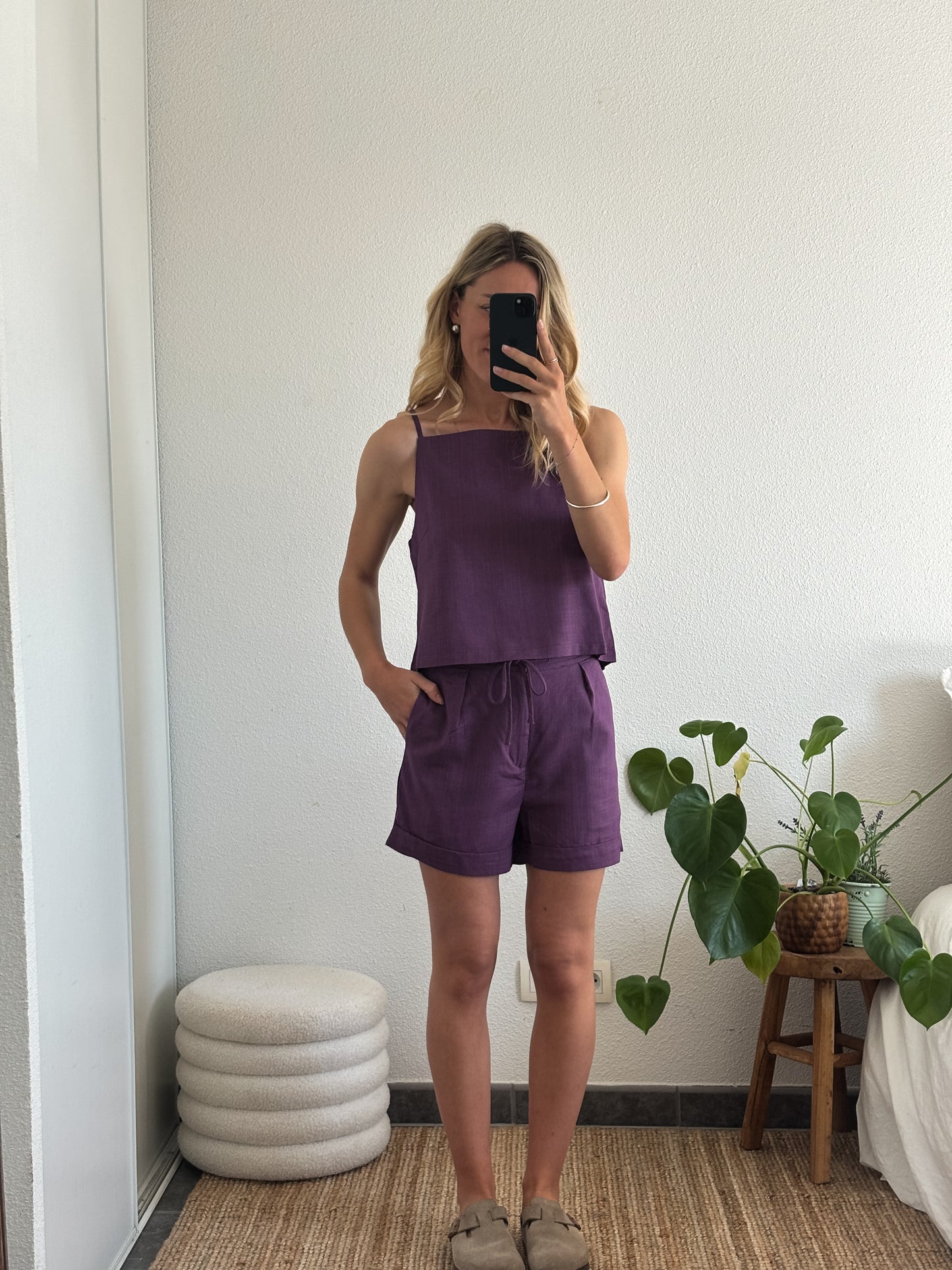 SHORT CHARLY - VIOLET