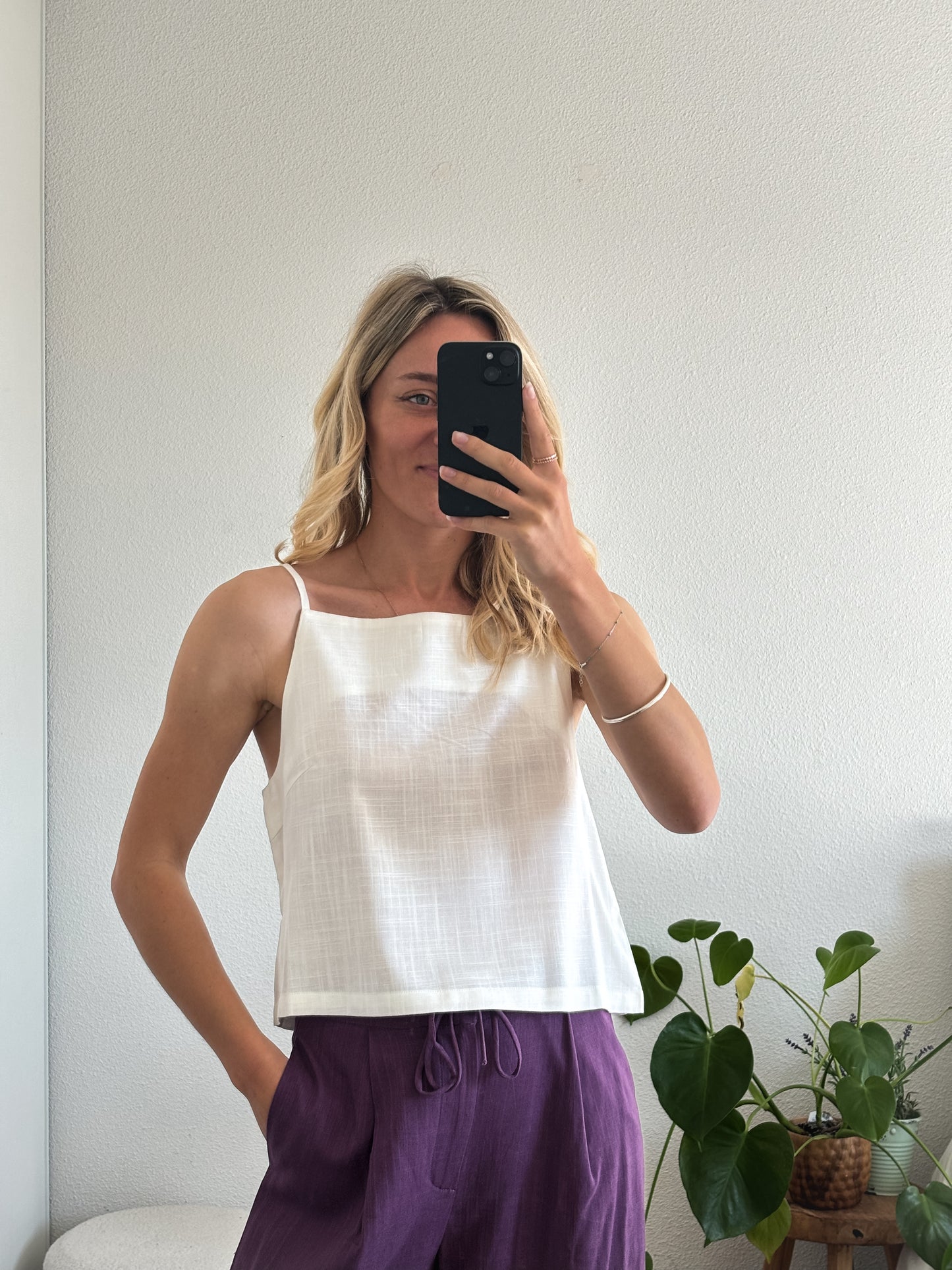 TOP ABIE - BLANC