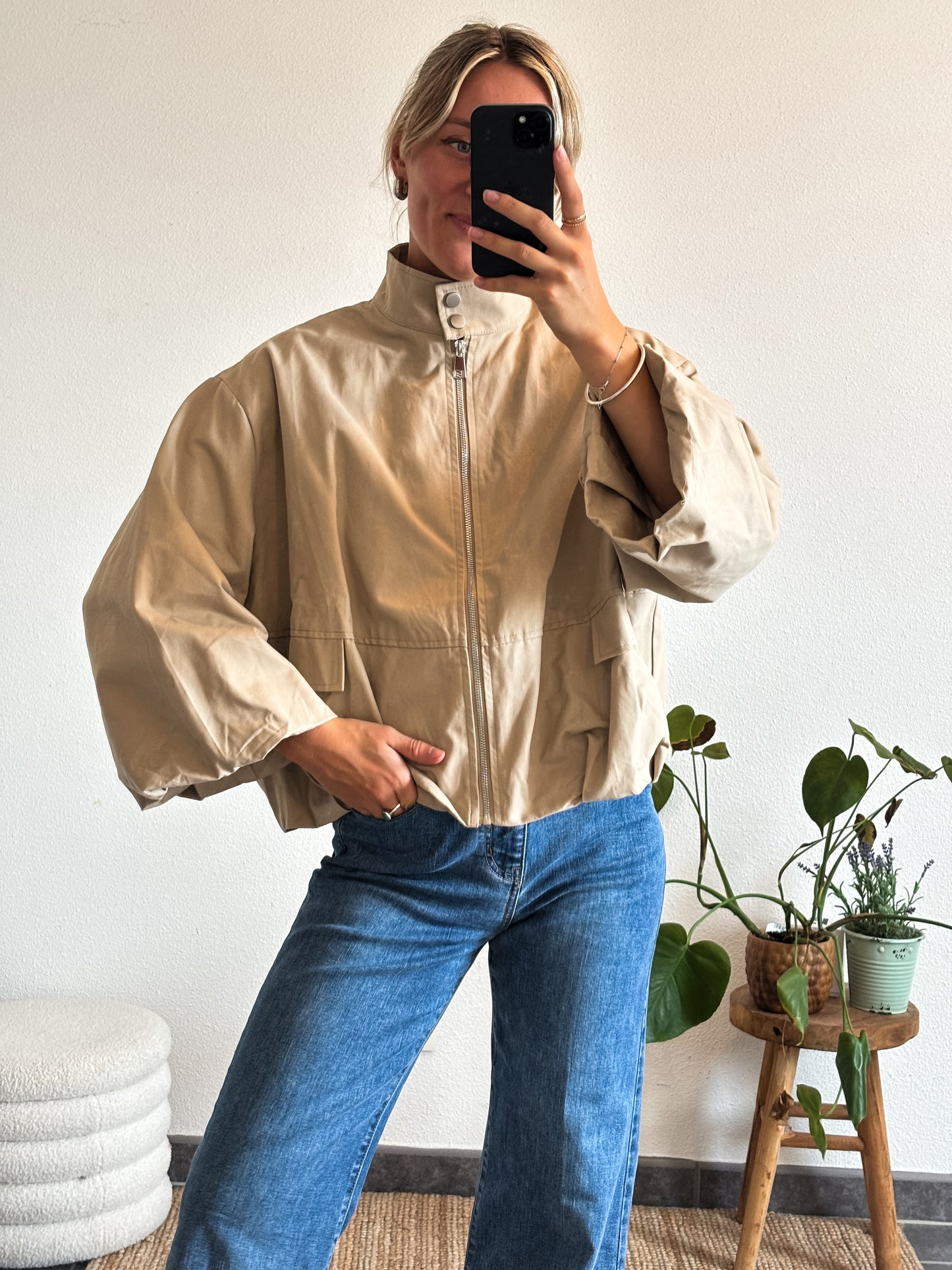 BOMBER TOM - BEIGE