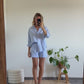 CHEMISE DIANE RAYÉE BLEU