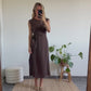ROBE AGATHE - CHOCOLAT